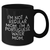 Portuguese Water Dog Mom's Funny Quote Black Coffee Mug, Gifts from Mom to Portuguese Water Dog Dad for Father's Day - Additional