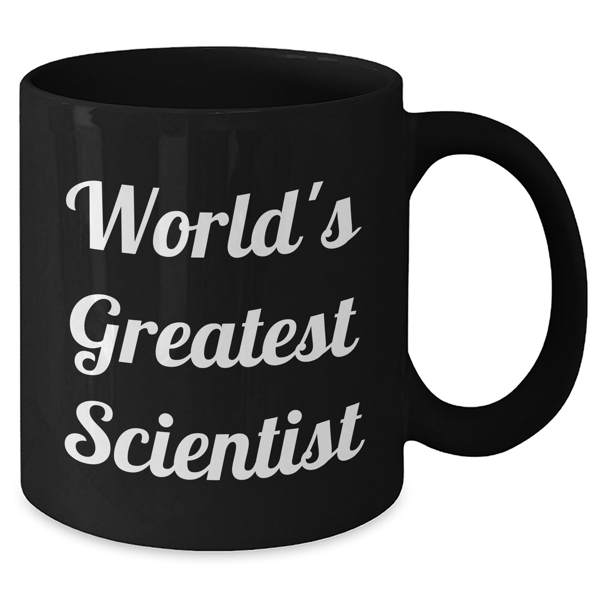 Funny Scientist Gifts: Black Coffee Mug - 'World's Greatest Scientist' Quote, Microwave & Dishwasher Safe, 11oz or 15oz, Gifts from Men to Scientist for Mother's Day - Additional