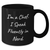 Chef Gifts for Men, Funny Black Coffee Mug 'I'm A Chef. I Speak Fluently In genius.' - Father's Day Unique Gifts from Family - Additional