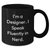 Funny Designer Quotes Gifts from Mom to Dad on Father's Day Unique Black Coffee Mug - Additional