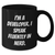 Funny Developer Gifts, I'm A Developer. I Speak Fluently In genius. Black Coffee Mug for Father's Day, Gifts from Men to Developer Friends - Additional