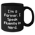 Funny Farmer Gift Ideas - Black Coffee Mug for Men, Funny Quote 'I'm A Farmer. I Speak Fluently In genius.' - Gifts from Family to Father's Day Unique Gifts - Additional