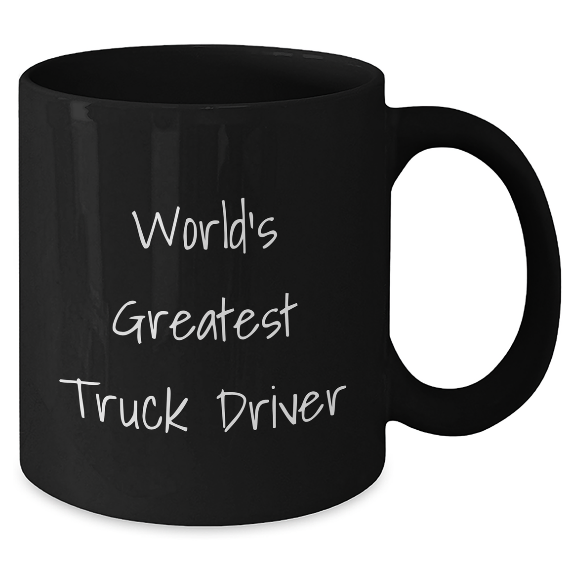 Truck Driver Humor Gifts from Friends and Family for World's Greatest Truck Drivers, Funny Black Coffee Mug for Father's Day - Additional