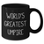 Gifts from Men to Umpire, World's Greatest Umpire Funny Quote Black Coffee Mug, Unique Mother's Day Unique Gifts for Her - Additional