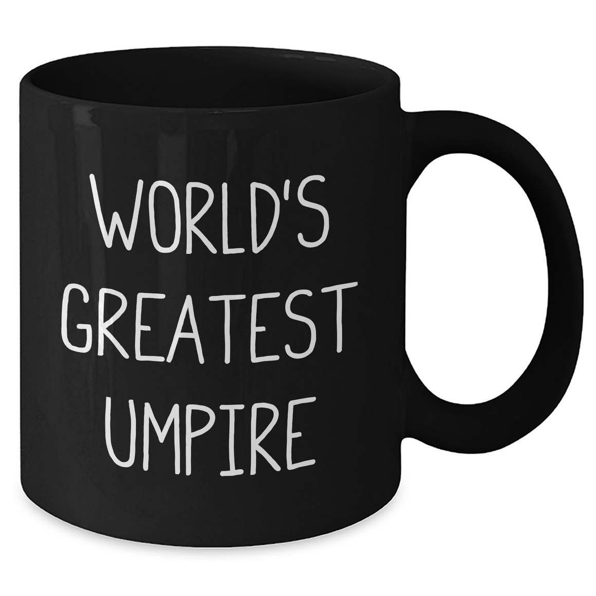 Gifts from Men to Umpire, World's Greatest Umpire Funny Quote Black Coffee Mug, Unique Mother's Day Unique Gifts for Her - Additional