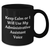 Funny Administrative Assistant Gifts, Black Coffee Mug for Mother's Day, 'Keep Calm Or I Will Use My Administrative Assistant Voice' - Gifts from Friends, Coworkers, Family - Additional
