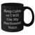 Auctioneer Humor Black Coffee Mug, Keep Calm Or I Will Use My Auctioneer Voice, Gifts for Auctioneer Women, Unique Mother's Day Unique Gifts from Daughter - Additional