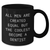 Funny Dentist Gifts for Women, Black Coffee Mug with Inspirational Quote 'All Men Are Created Equal But The Coolest Become A Dentist' from Family, Unique Mother's Day Unique Gifts - Additional