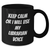 Funny Librarian Gifts from Friends - Keep Calm Or I Will Use My Librarian Voice Black Coffee Mug for Librarians, Mother's Day Unique Gifts - Additional