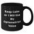 Funny Optometrist Gifts, Keep Calm Or I Will Use My Optometrist Voice, Black Coffee Mug, Father's Day Unique Gifts from Men to Optometrist - Additional
