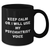 Funny Psychiatrist Gifts, Keep Calm Or I Will Use My Psychiatrist Voice Black Coffee Mug for Mom, Gifts from Men, Unique Mother's Day Unique Gifts for Women - Additional