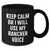Funny Rancher Quotes Black Coffee Mugs, Gifts from Men for Rancher, Unique Mother's Day Unique Gifts for Her, 'Keep Calm Or I Will Use My Rancher Voice' - Additional