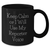 Funny Reporter Gifts for Men from Friends on Father's Day, Black Coffee Mug with 'Keep Calm Or I Will Use My Reporter Voice' Quote - Unique Gifts for Journalists - Additional