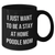 Poodle Dog Mom Gifts, Funny Black Coffee Mug for Dad, 'I Just Want To Be A Stay At Home Poodle Mom', Gifts from Mom to Dad on Father's Day - Additional