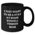 Funny Russell Terrier Dog Mom Gifts from Men to Dad on Father's Day - I Just Want To Be A Stay At Home Russell Terrier Mom Quote Black Coffee Mug - Additional