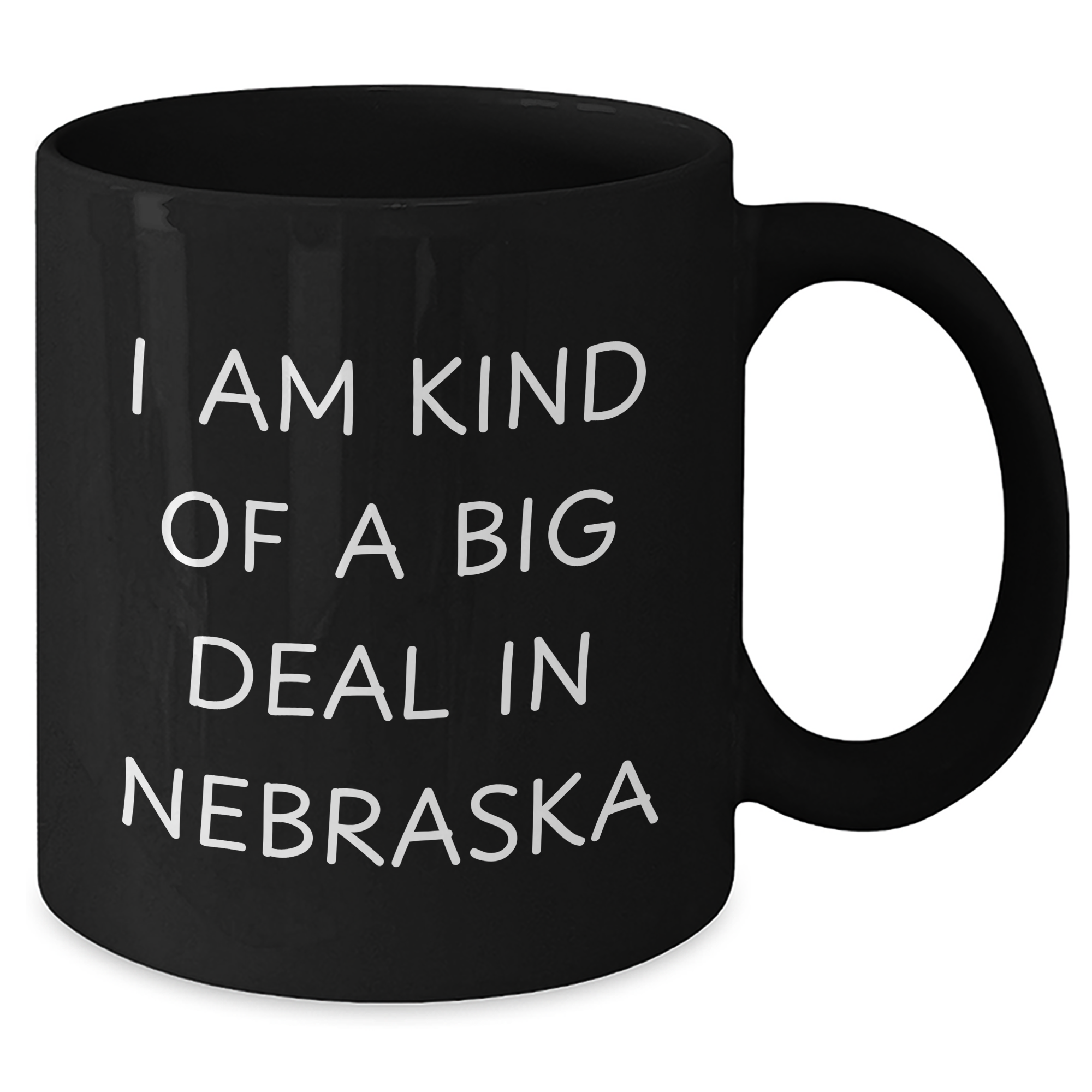 Funny Nebraska Quotes Black Coffee Mug Gifts from Friends to Family for Mother's Day Unique - Additional