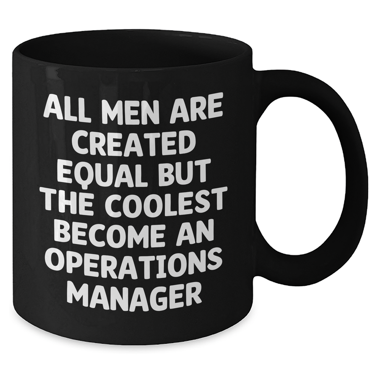 Funny Operations Manager Quote Gifts for Her, Black Coffee Mug, Mother's Day Unique Gifts from Family, Operations Manager Appreciation - Additional