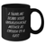 Funny Unbiological Mother Gifts from Men - 'I Think Me Being Your Unbiological Mother Is Enough Of A Gift' Black Coffee Mug for Unbiological Mother on Mother's Day, Gifts for Unbiological Mother - Additional