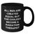 Radiation Therapist Coffee Mug Gifts from Men for Mother's Day Unique Quote Funny Black Mugs, 'All Men Are Created Equal But The Coolest Become A Radiation Therapist' - Additional