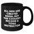Funny Yoga Instructor Gifts for Men - 'All Men Are Created Equal But The Coolest Become A Yoga Instructor' Black Coffee Mug for Mother's Day from Family - Additional