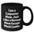 Carpenter Mom's Funny Gift for Dad, Black Coffee Mug, 'I Am A Carpenter Mom...' - Additional