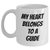 Funny Guide Gifts from Men to Guide on Father's Day White Coffee Mug, 'My Heart Belongs To A Guide', Unique Gifts for Guide Lovers - Main