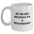 Funny Millwright Gifts for Him - 'My Heart Belongs To A Millwright' White Coffee Mug, Perfect for Father's Day from Family, Friends, or Coworkers - Main