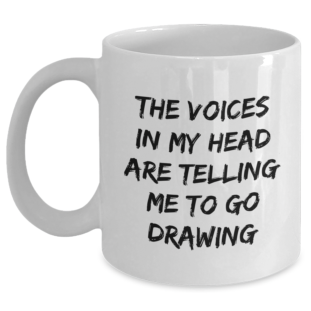 Funny Drawing Quotes Gifts from Men to Drawing Enthusiasts, White Coffee Mug for Father's Day Unique Gifts - Main