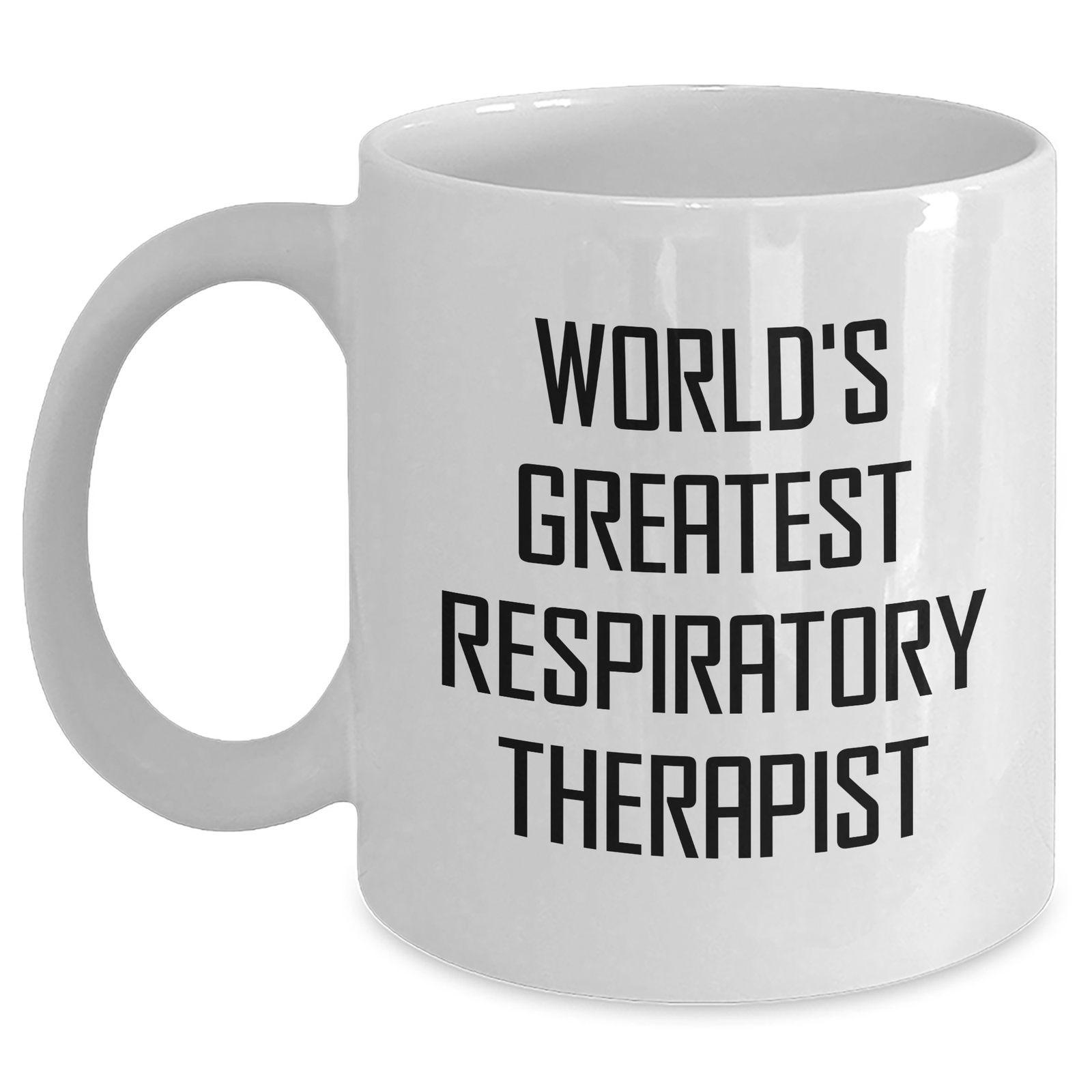Funny World's Greatest Respiratory Therapist Gifts for Mother's Day, White Coffee Mug from Friends, Family, Coworkers - Main