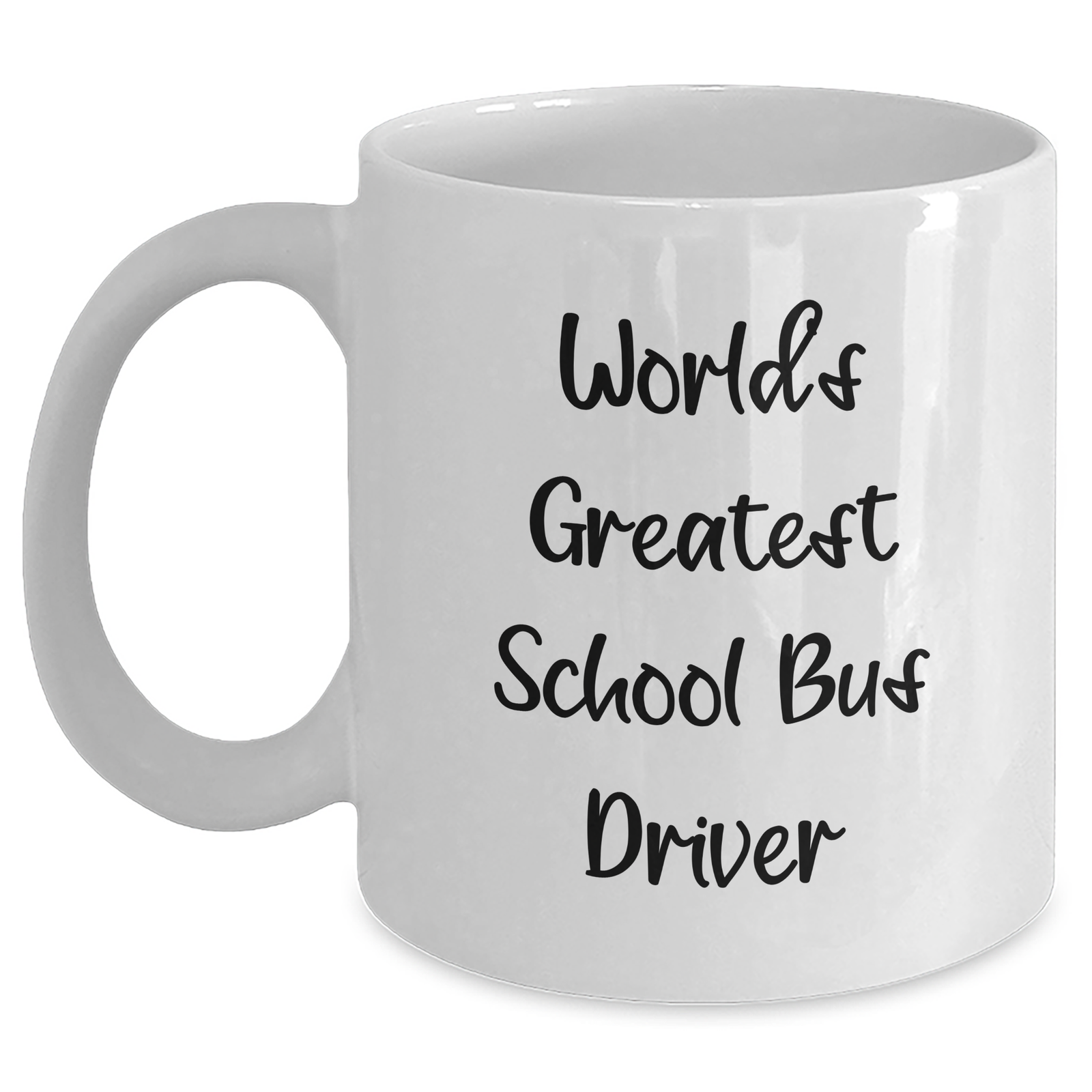 Funny School Bus Driver Gifts - World's Greatest Quote, White Coffee Mug for Mother's Day from Friends - Main