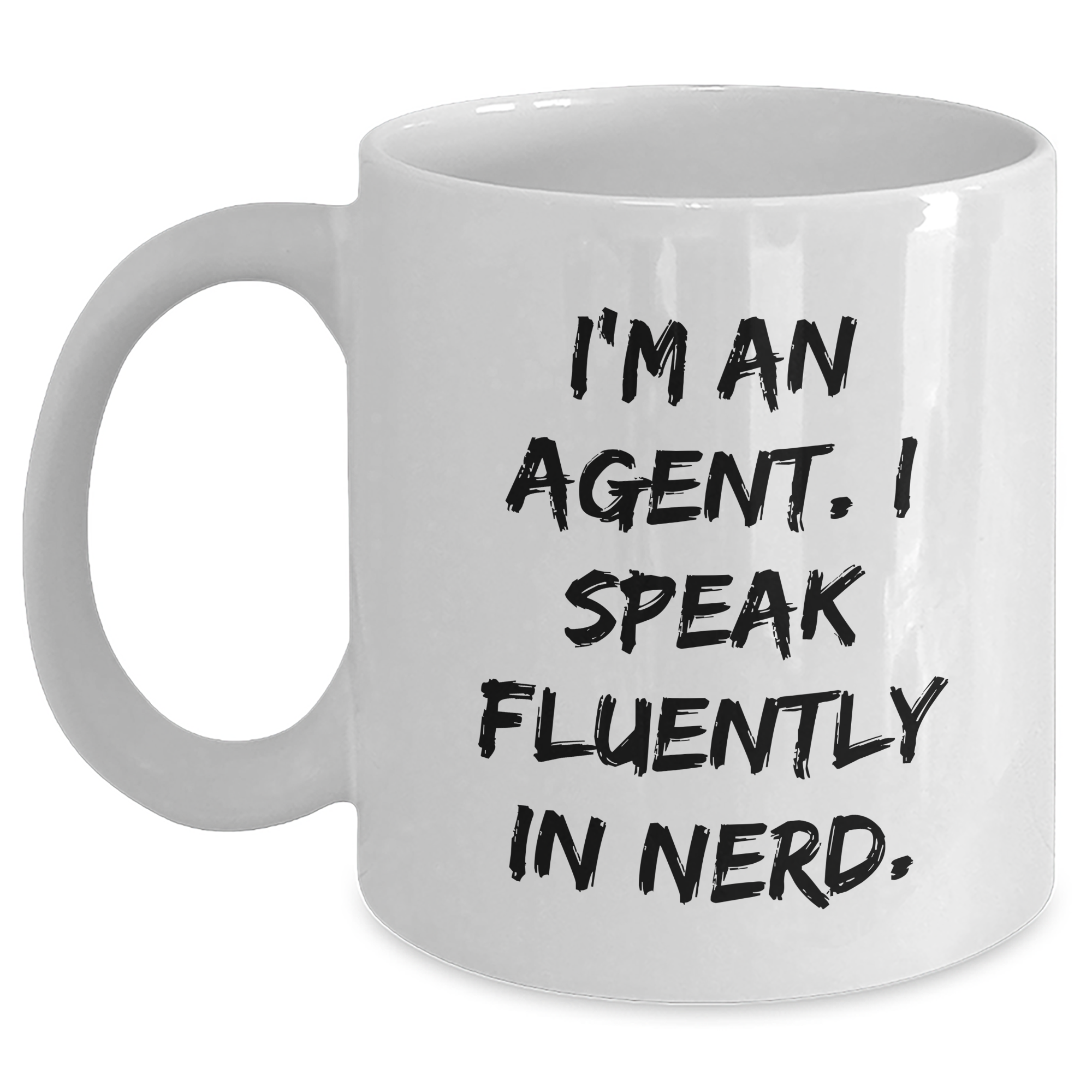 Funny Agent Gifts for Him - White Coffee Mug, Gifts from Family to Agent, Father's Day Unique Gifts - Main