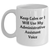 Funny Administrative Assistant Gifts, White Coffee Mug for Mom, Keep Calm Or I Will Use My Voice, Unique Mother's Day Unique Gifts from Family - Main