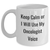 Gifts from Men for Oncologist Friends - Keep Calm Or I Will Use My Oncologist Voice Funny White Coffee Mug, Mother's Day Unique Gifts for Women - Main