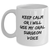 Funny Oral Surgeon Gifts for Mom's Day - 'Keep Calm Or I Will Use My Oral Surgeon Voice' White Coffee Mug from Friends - Main