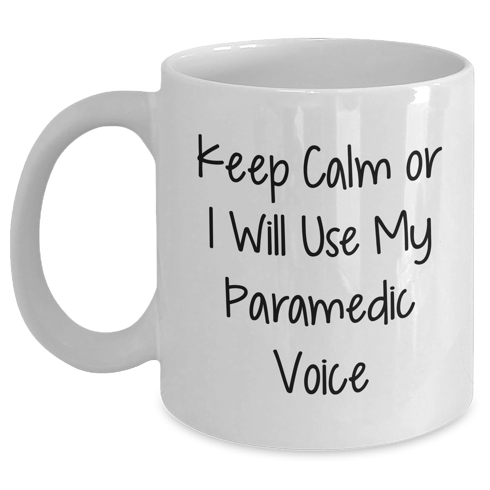 Funny Rescue Worker Mugs, Keep Calm Gifts from Men to Rescue Worker Heroes, White Coffee Mug for Father's Day - Main