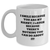Funny Nanny Gifts, I Smile Because You Are My Nanny, Gifts from Men, Unique White Coffee Mugs for Nanny, Father's Day Unique Gifts - Main