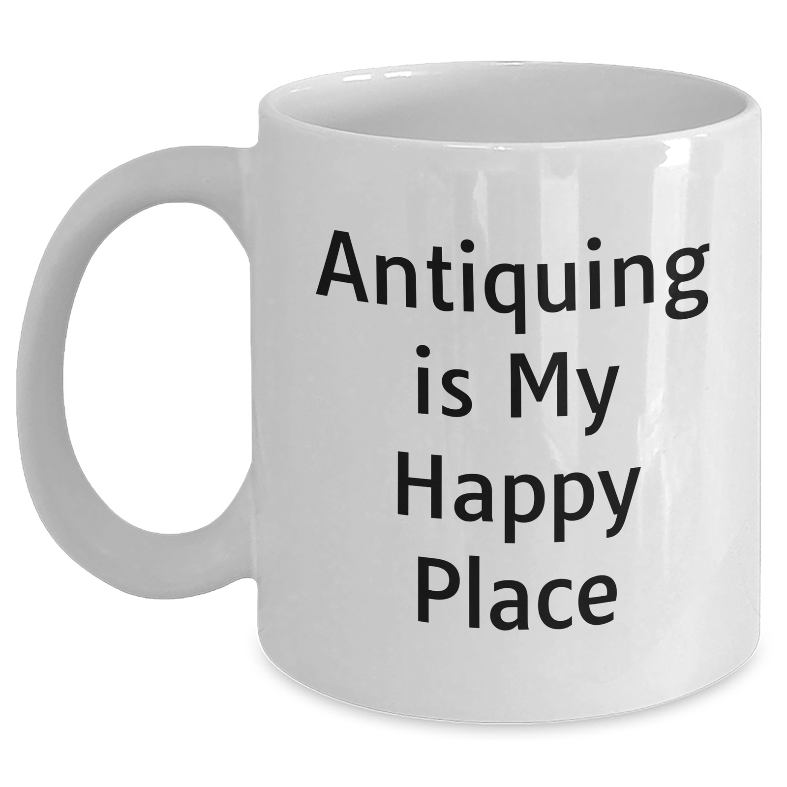 Antiquing Delights, Funny Quote, White Coffee Mug Gifts for Men, Gifts from Friends, Unique Father's Day Unique Gifts - Main