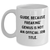Funny Guide White Coffee Mug Gifts from Men to Guide - Because Freaking' genius Is Not An Official Job Title. for Dad's Special Day - Main