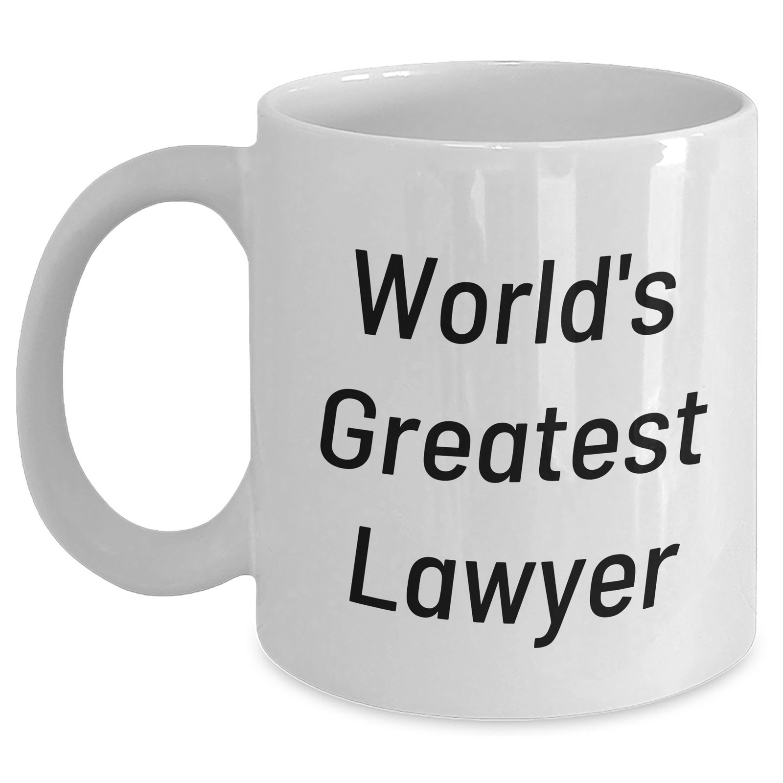Funny Lawyer Gifts from Men for World's Greatest Lawyer Mom on Mother's Day - White Coffee Mug, 11oz or 15oz - Main