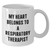 Funny Gifts for Respiratory Therapist - My Heart Belongs To A Respiratory Therapist Quote on White Coffee Mug, Gifts from Friends, Family, or Coworkers for Him, Father's Day Unique Present - Additional