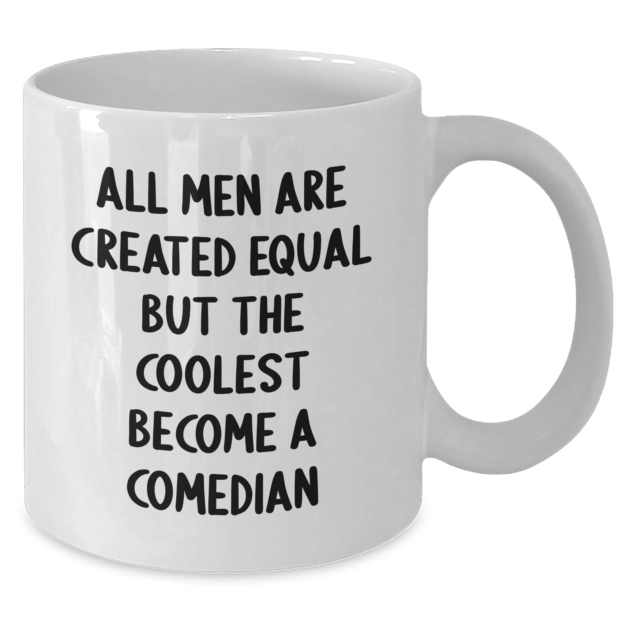 Funny Comedian Gifts from Men, Unique White Coffee Mug for Comedian, Mother's Day Unique Gifts - Image 2