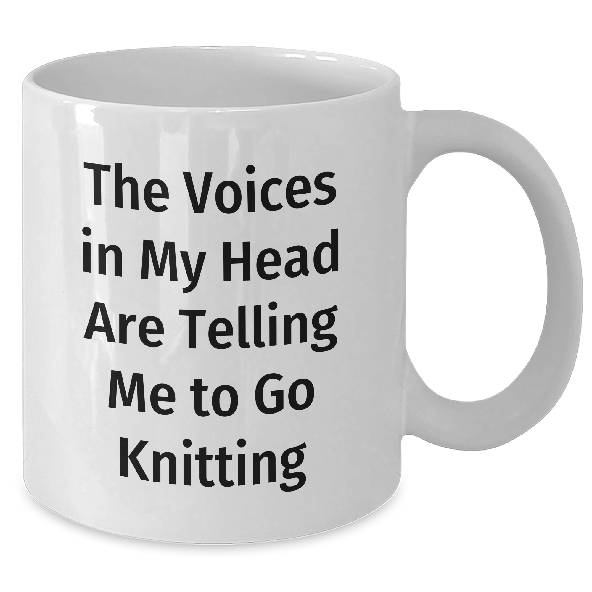 Knitting Humor Gifts from Friends - Funny Quote White Coffee Mug, Perfect Knitting Gifts for Knitting Enthusiasts on Father's Day, Gifts from Men to Knitting Lovers - Additional