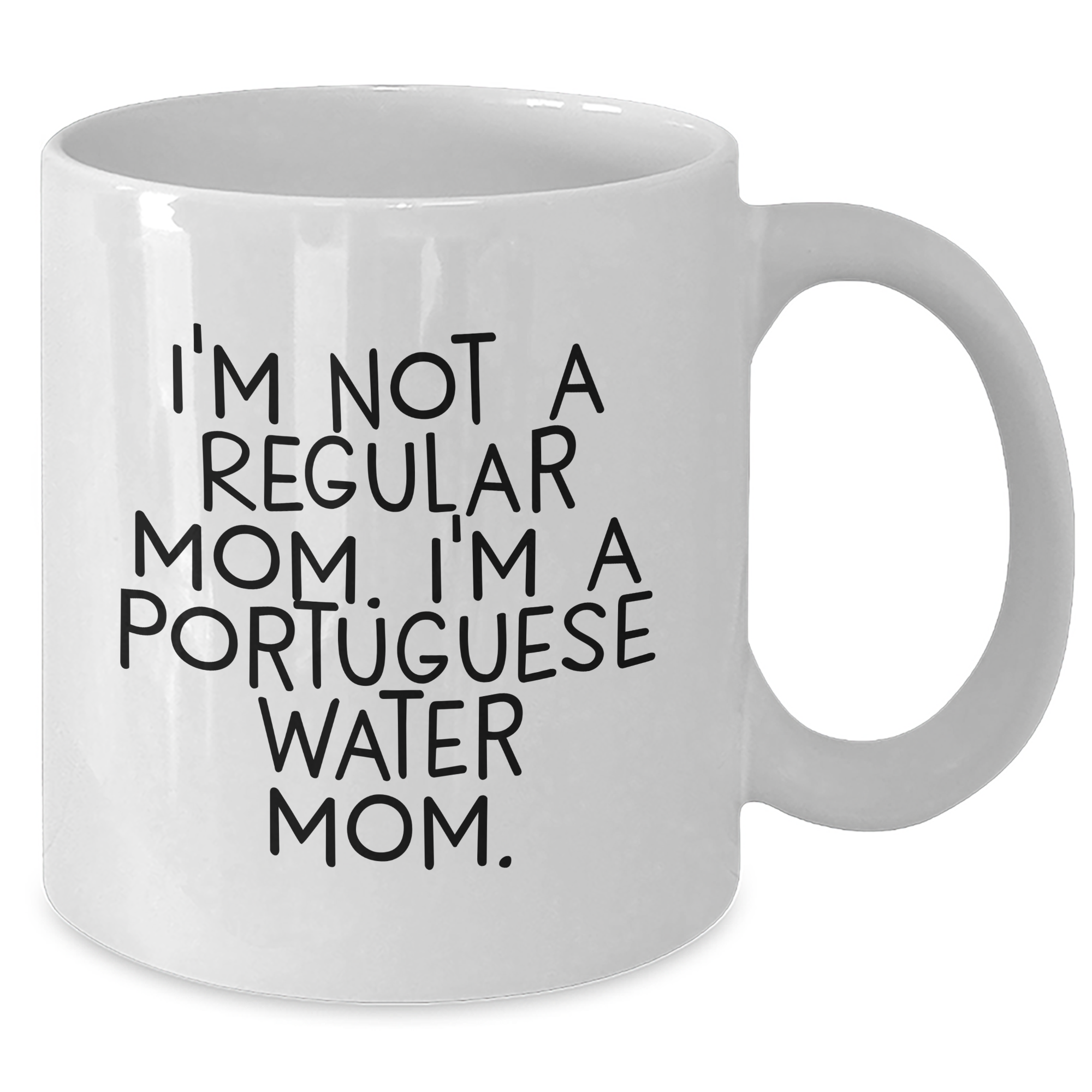 Funny Portuguese Water Dog Mom White Coffee Mug Gifts from Family for Men, Gifts for Portuguese Water Dog, Father's Day Unique Presents - Additional