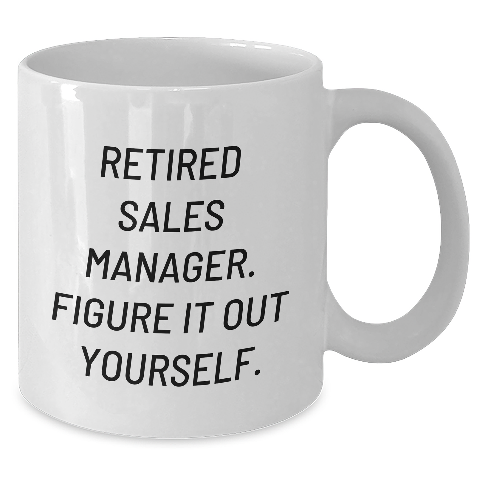 Funny Sales Manager Gifts from Friends, Unique White Coffee Mugs for Retired Sales Managers, Father's Day Unique Gifts - Additional