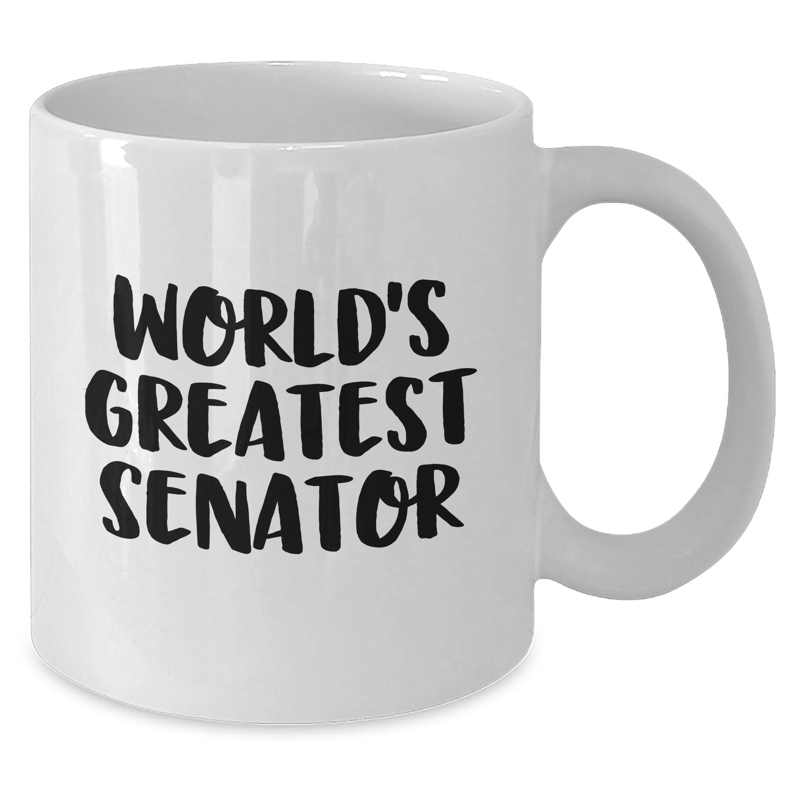 Funny Senator Gifts from Men, White Coffee Mug for World's Greatest Senator, Unique Mother's Day Unique Gifts - Additional