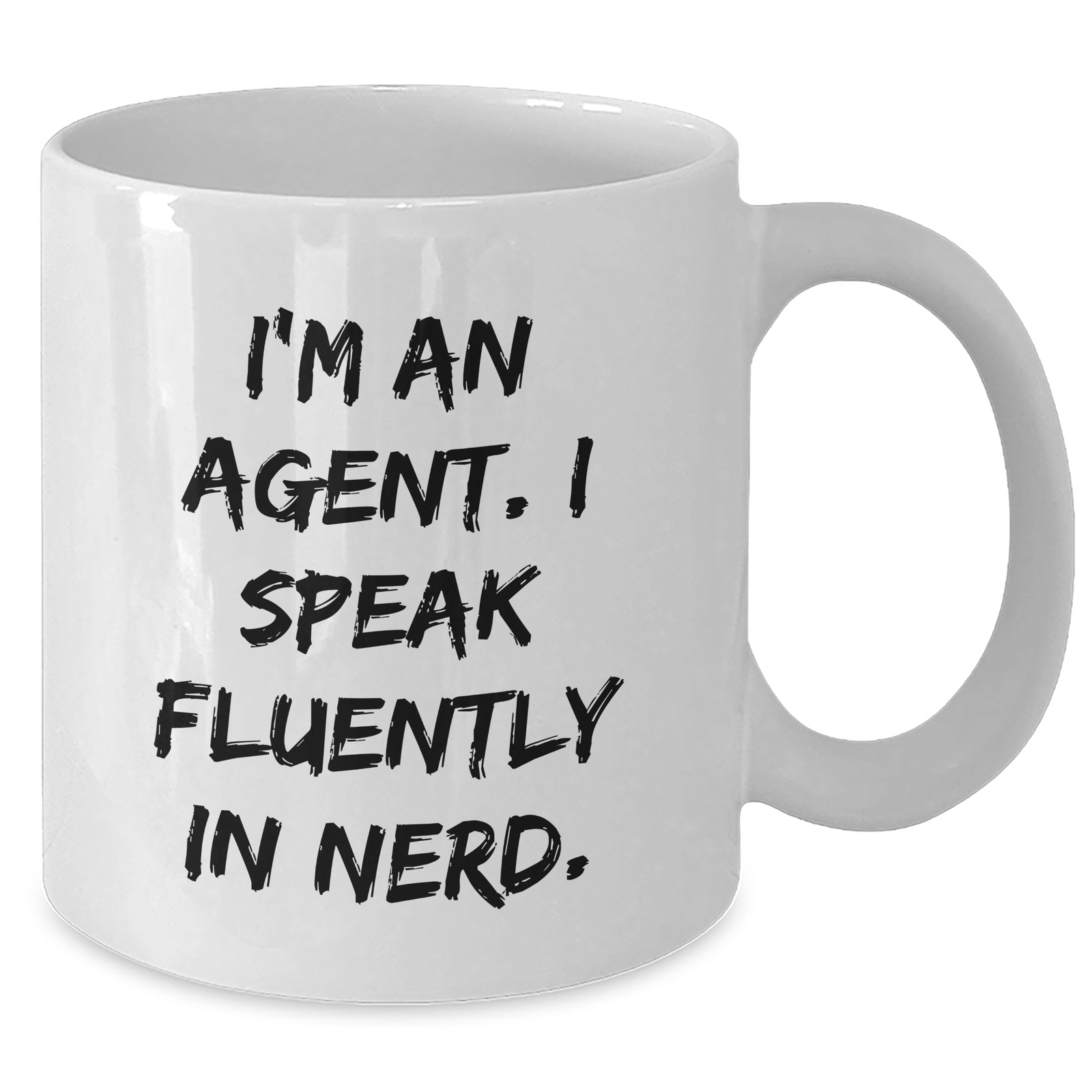 Funny Agent Gifts for Him - White Coffee Mug, Gifts from Family to Agent, Father's Day Unique Gifts - Additional
