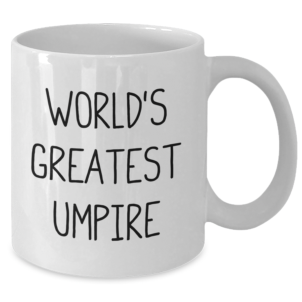 Umpire Gifts from Men for World's Greatest Umpire White Coffee Mug, Funny Quote for Mother's Day Unique Gifts - Additional