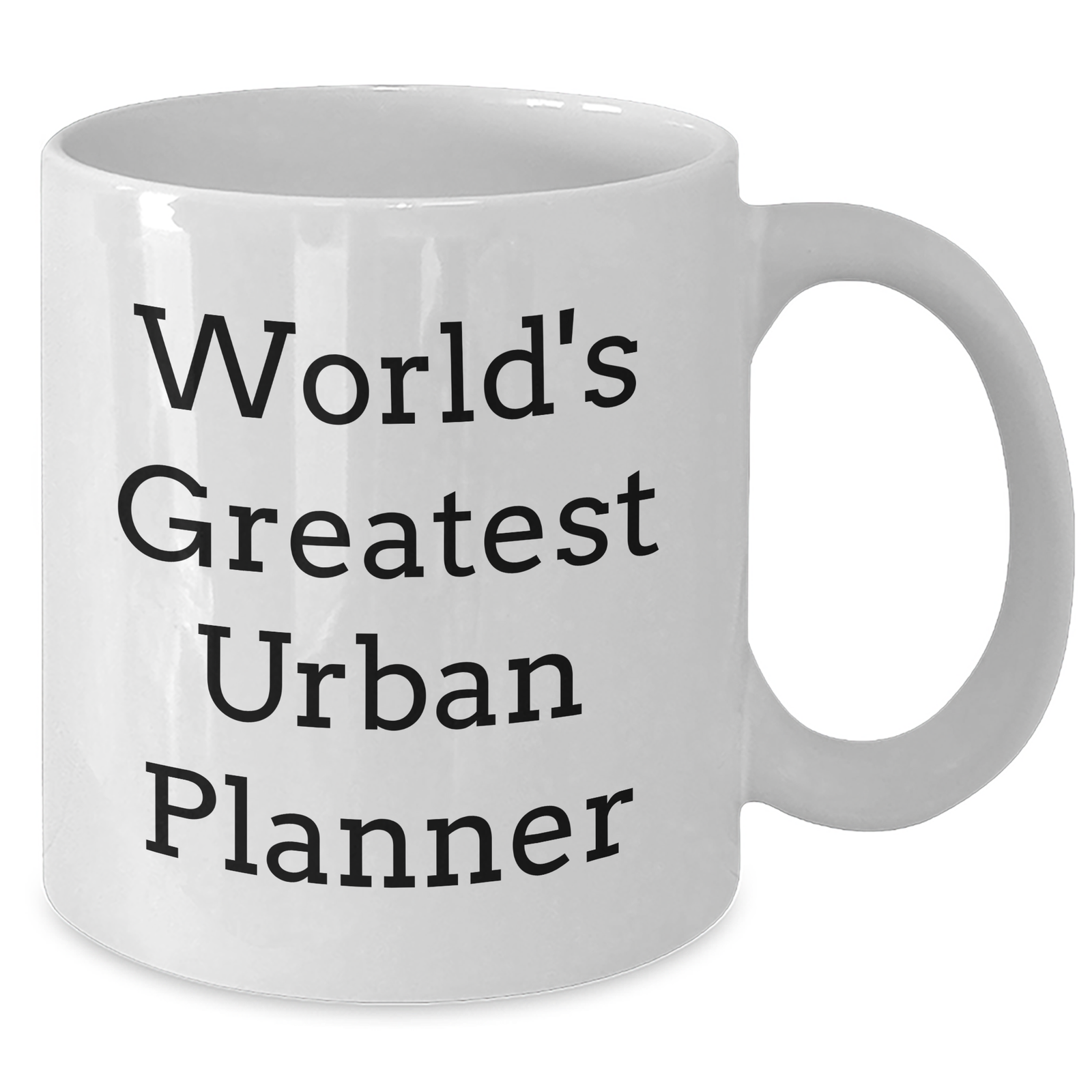 Funny World's Greatest Urban Planner Gifts from Mom on Mother's Day, Unique White Coffee Mug for Her - Additional