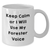 Funny Forester White Coffee Mug, Gifts from Friends to Men, Keep Calm Or I Will Use My Forester Voice, Unique Father's Day Unique Gifts for Him - Additional