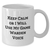 Funny Game Warden Gifts from Friends - 'Keep Calm Or I Will Use My Game Warden Voice' White Coffee Mug for Dad on Father's Day - Additional